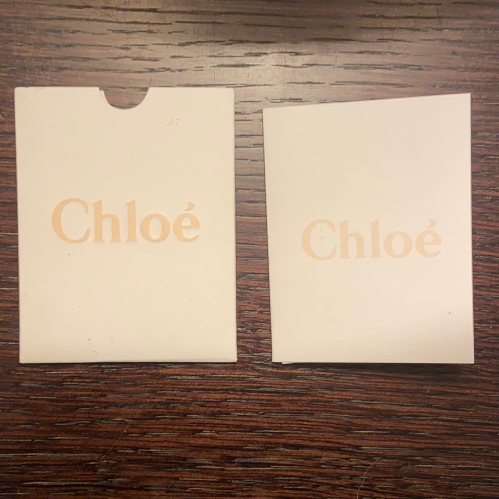 Chloe authenticity card